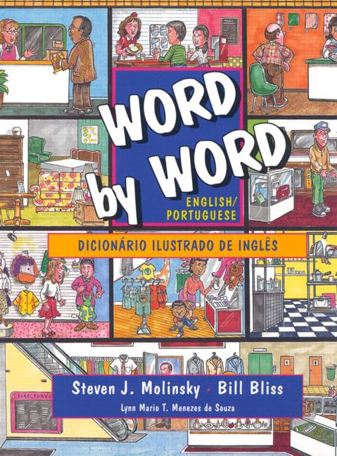 Word by Word Picture Dictionary English/Portuguese Edition,Used