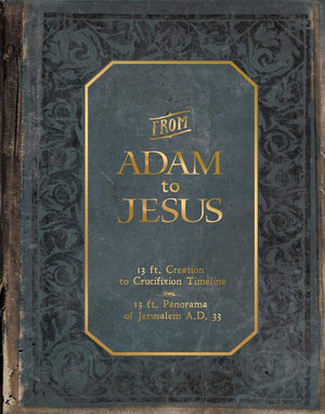 From Adam to Jesus  the Creation to Crucifixion Ancient Bible History Timeline,Used