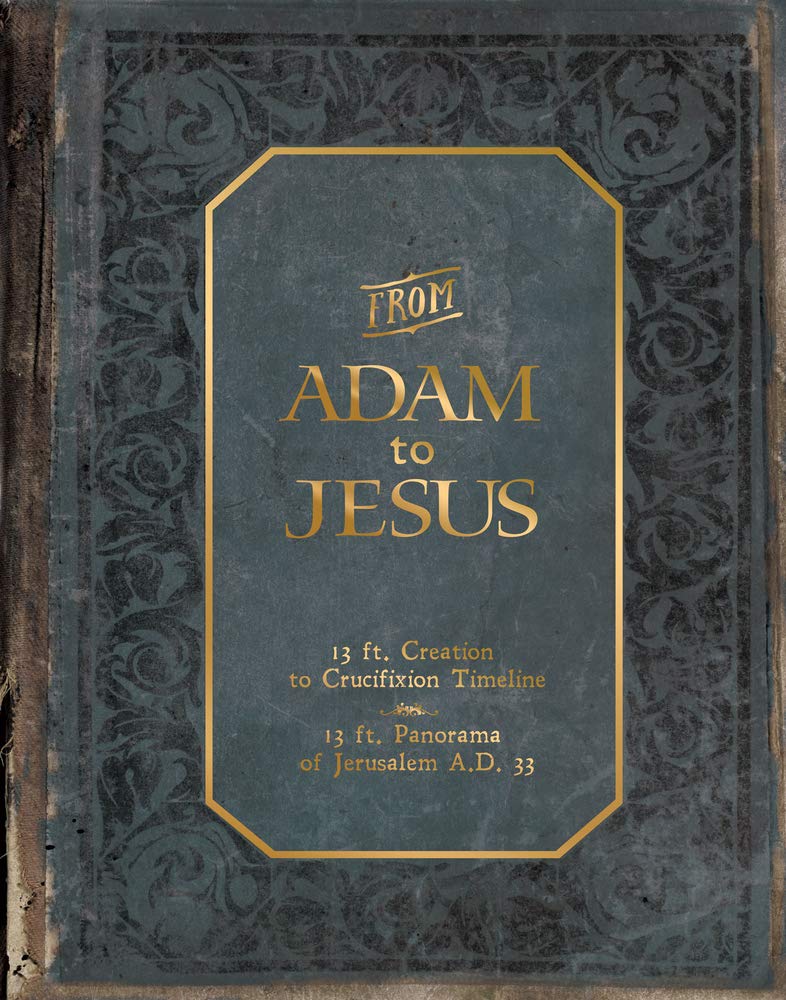 From Adam to Jesus  the Creation to Crucifixion Ancient Bible History Timeline,Used