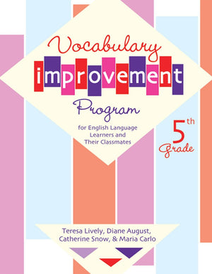 Vocabulary Improvement Program for English Language Learners and Their Classmates, 5th Grade,Used