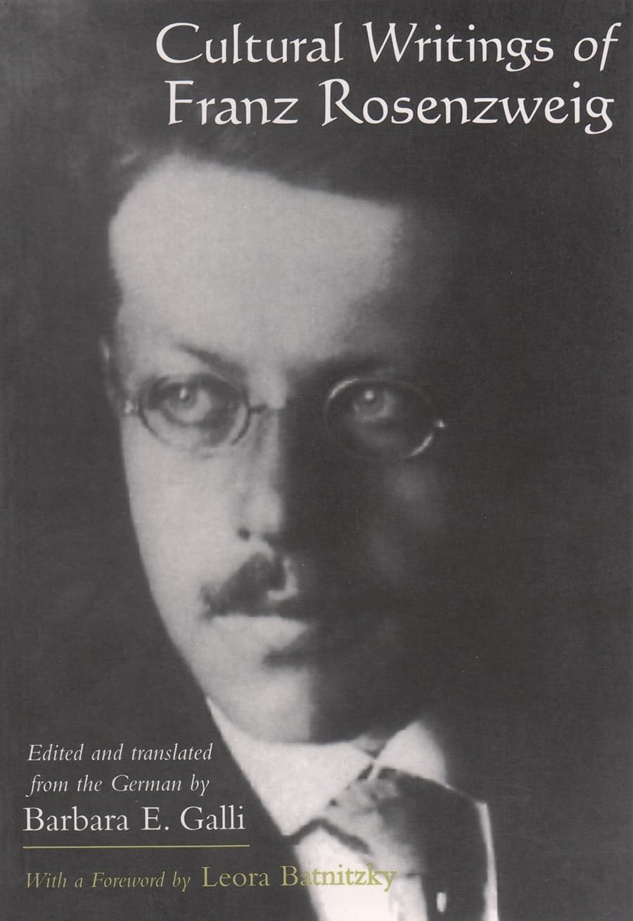 Cultural Writings Of Franz Rosenzweig (Library Of Jewish Philosophy),New