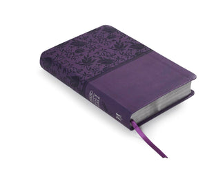 NKJV Large Print Personal Size Reference Bible, Purple LeatherTouch,New
