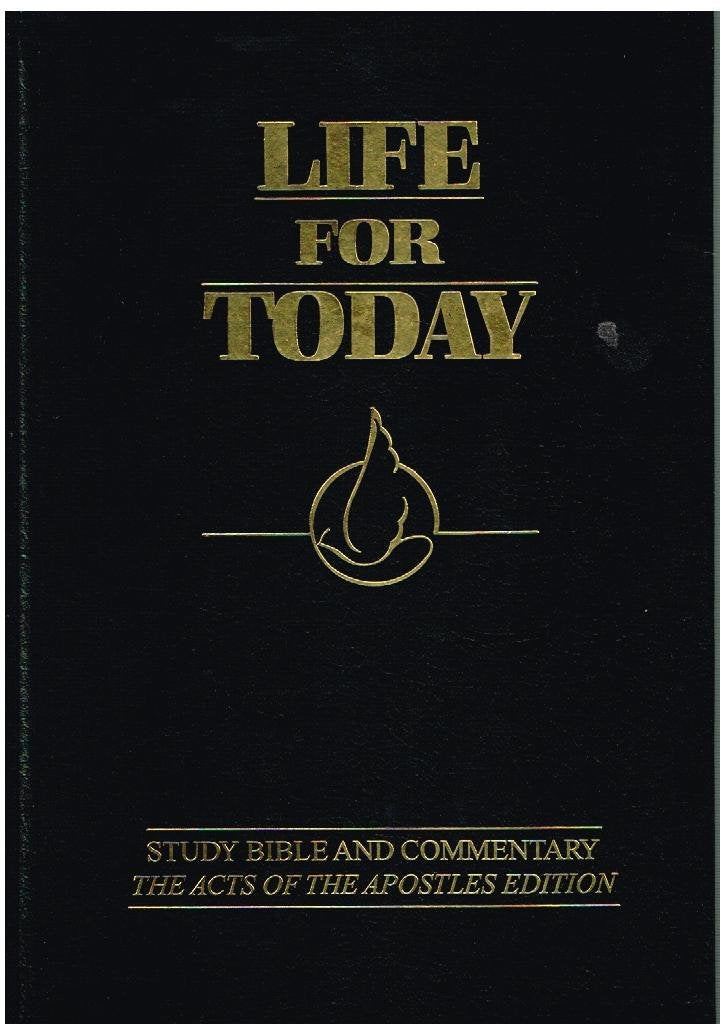 Life For Today: Study Bible And Commentary, The Acts Of The Apostles Edition-new