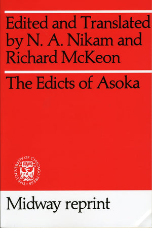 Edicts of Asoka (Midway Reprint Series),Used