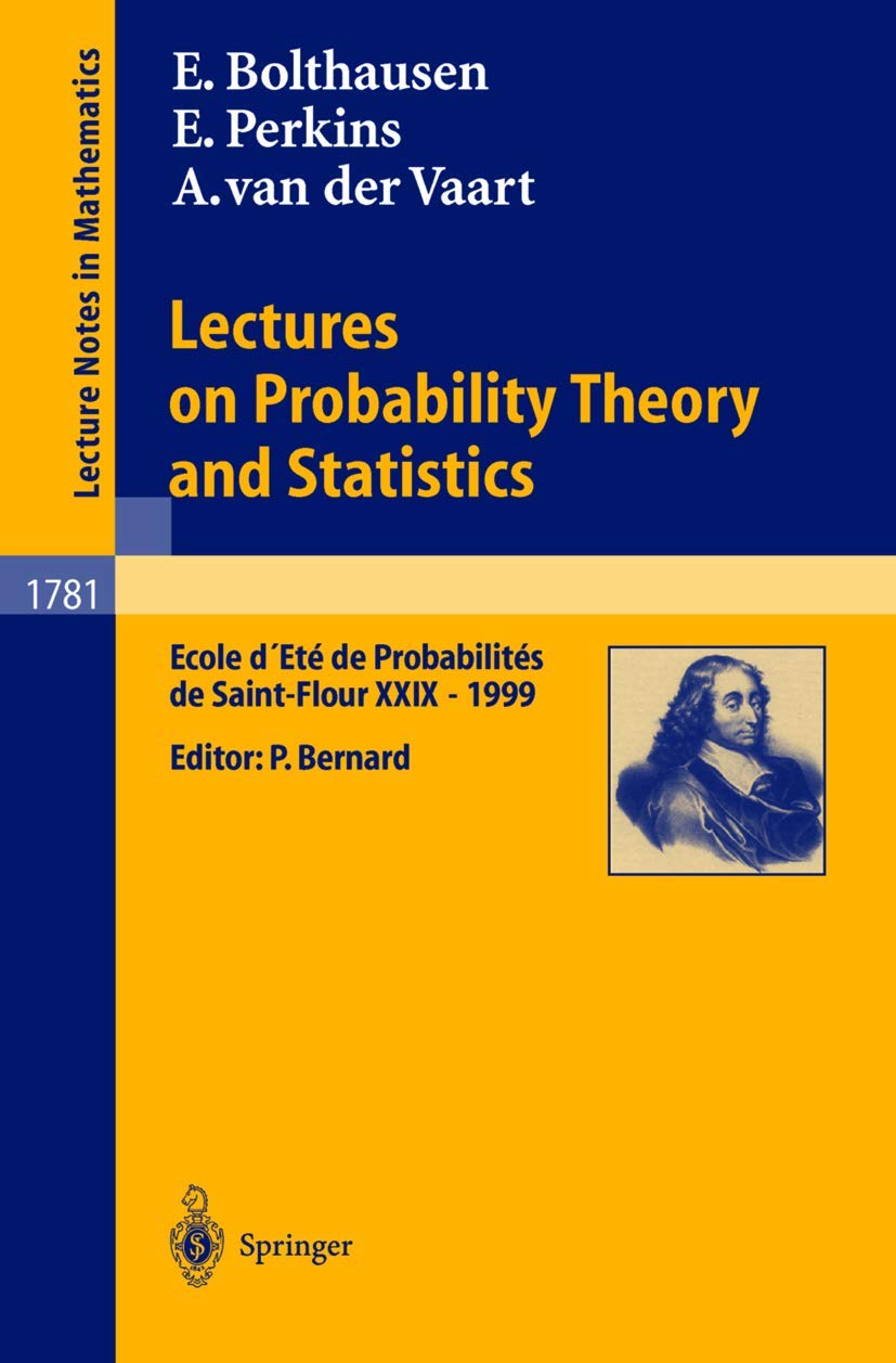 Lectures on Probability Theory and Statistics,Used