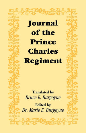 Journal of the Prince Charles Regiment,Used