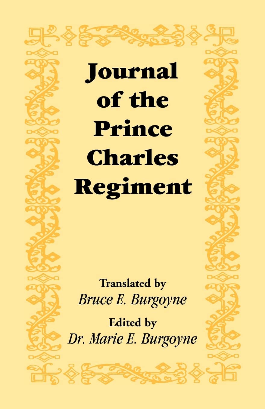 Journal of the Prince Charles Regiment,Used