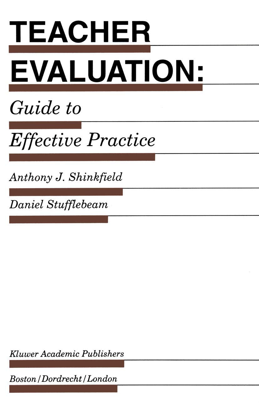 Teacher Evaluation: Guide to Effective Practice (Evaluation in Education and Human Services, 41),Used