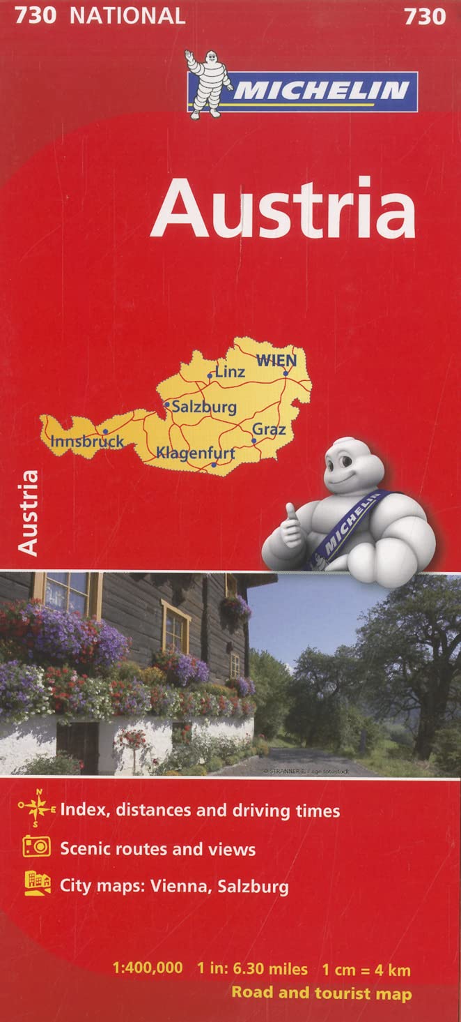 Michelin Austria Map 730 (Maps/Country (Michelin)),Used
