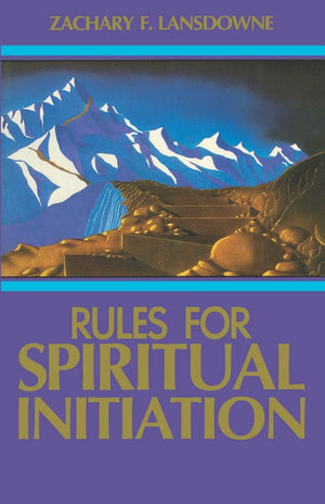 Rules For Spiritual Initiation,Used