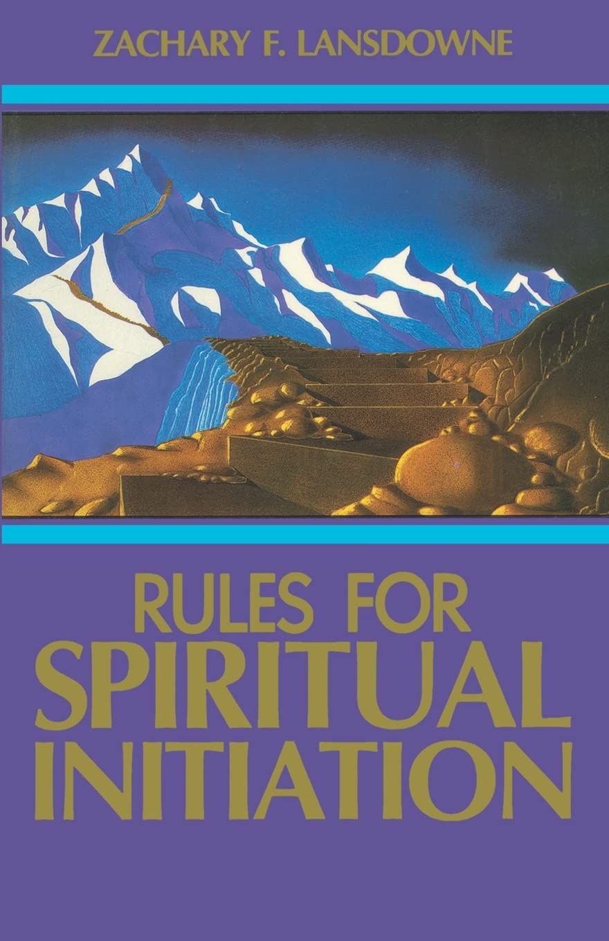 Rules For Spiritual Initiation,Used