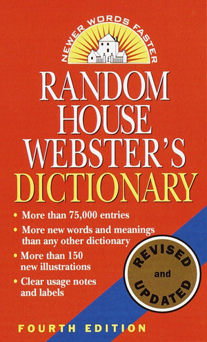 Random House Webster'S Dictionary: Fourth Edition, Revised And Updated-used