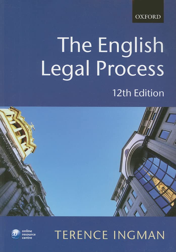 The English Legal Process,Used