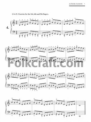 Junior Hanon (Alfred Masterwork Edition),New