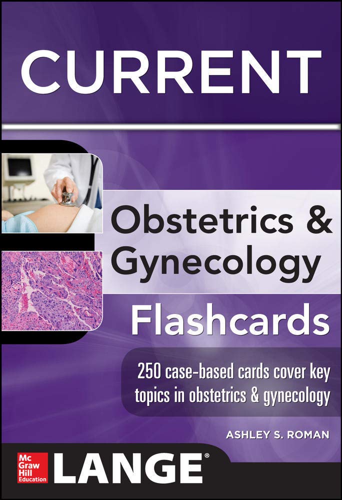 Lange Current Obstetrics And Gynecology Flashcards (Lange Flashcards),Used