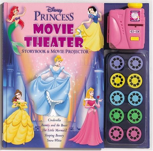 Disney Princess Movie Theater Storybook & Movie Projector,Used