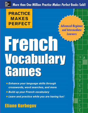 Practice Makes Perfect French Vocabulary Games (Practice Makes Perfect Series),Used