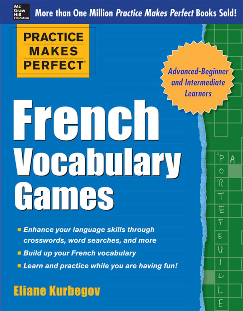 Practice Makes Perfect French Vocabulary Games (Practice Makes Perfect Series),Used