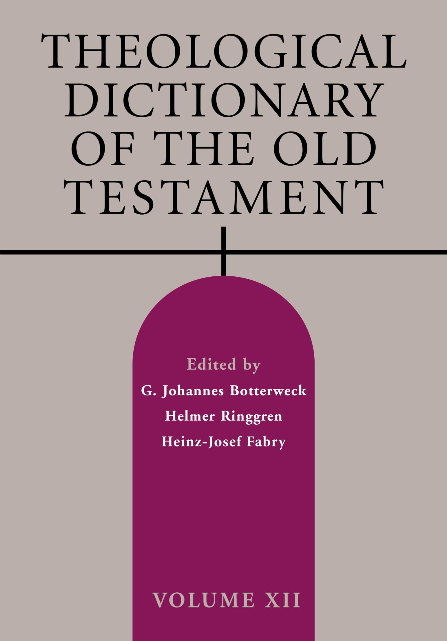 Theological Dictionary of the Old Testament, Volume XII (Theological Dictionary of the Old Testament (TDOT)),Used