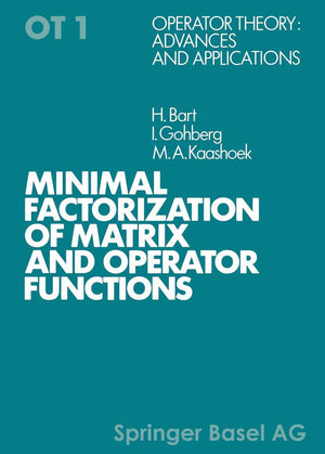 Minimal Factorization of Matrix and Operator Functions (Operator Theory: Advances and Applications),Used