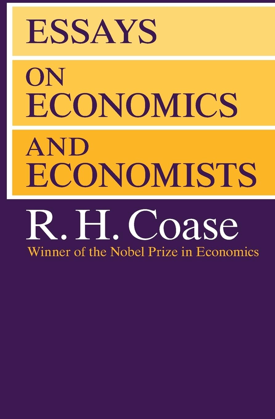 Essays on Economics and Economists,Used