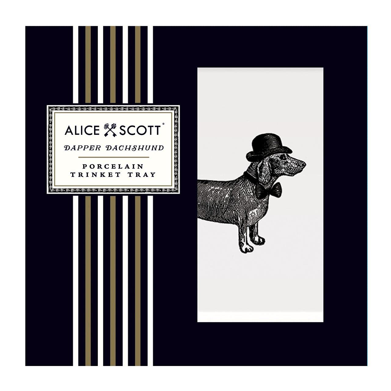 Alice Scott Square Porcelain Tray