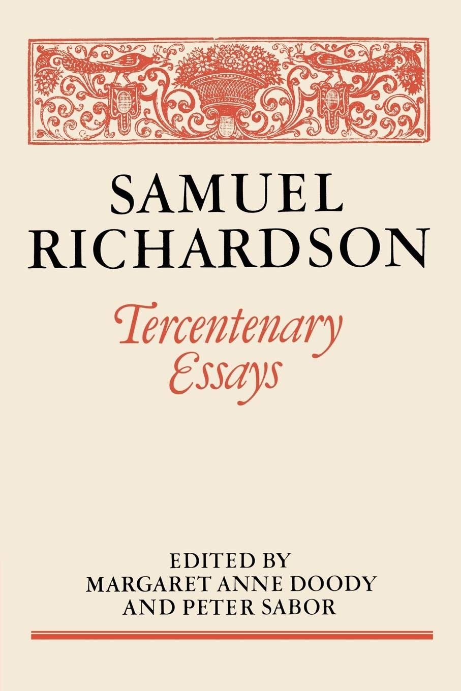 Samuel Richardson: Tercentenary Essays
