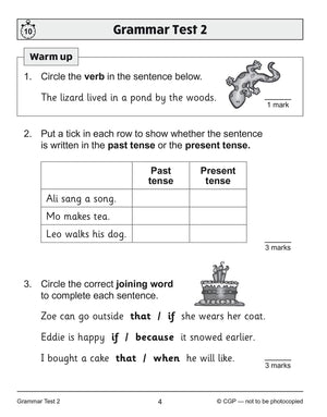 New KS1 English 10Minute Tests: Grammar, Punctuation & Spelling  Year 2: perfect for catching up at home (CGP KS1 English),Used