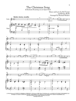 Christmas Songs for Classical Players  Violin and Piano 12 Holiday Favorites With online audio of piano accompaniments,Used