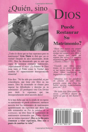 Cmo DIOS Puede y Va Restaurar Su Matrimonio (Spanish Edition),Used