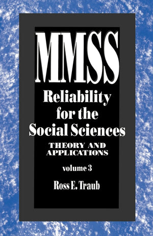 Reliability For The Social Sciences: Theory And Applications (Measurement Methods For The Social Science),Used