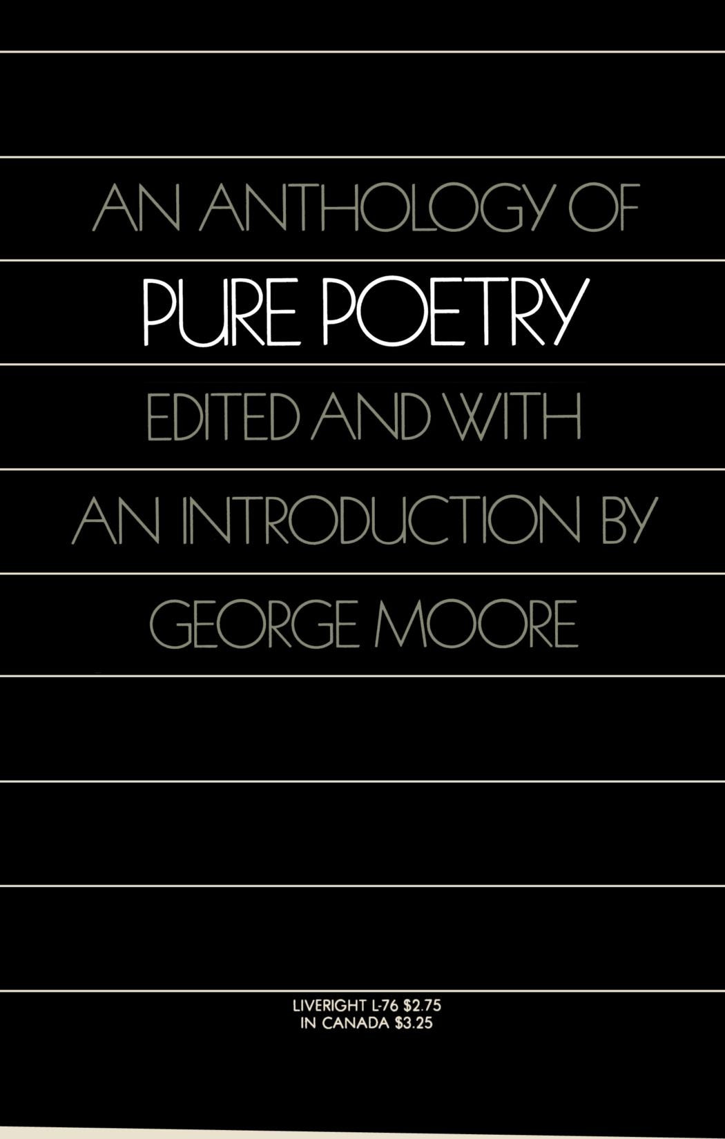 An Anthology Of Pure Poetry,Used