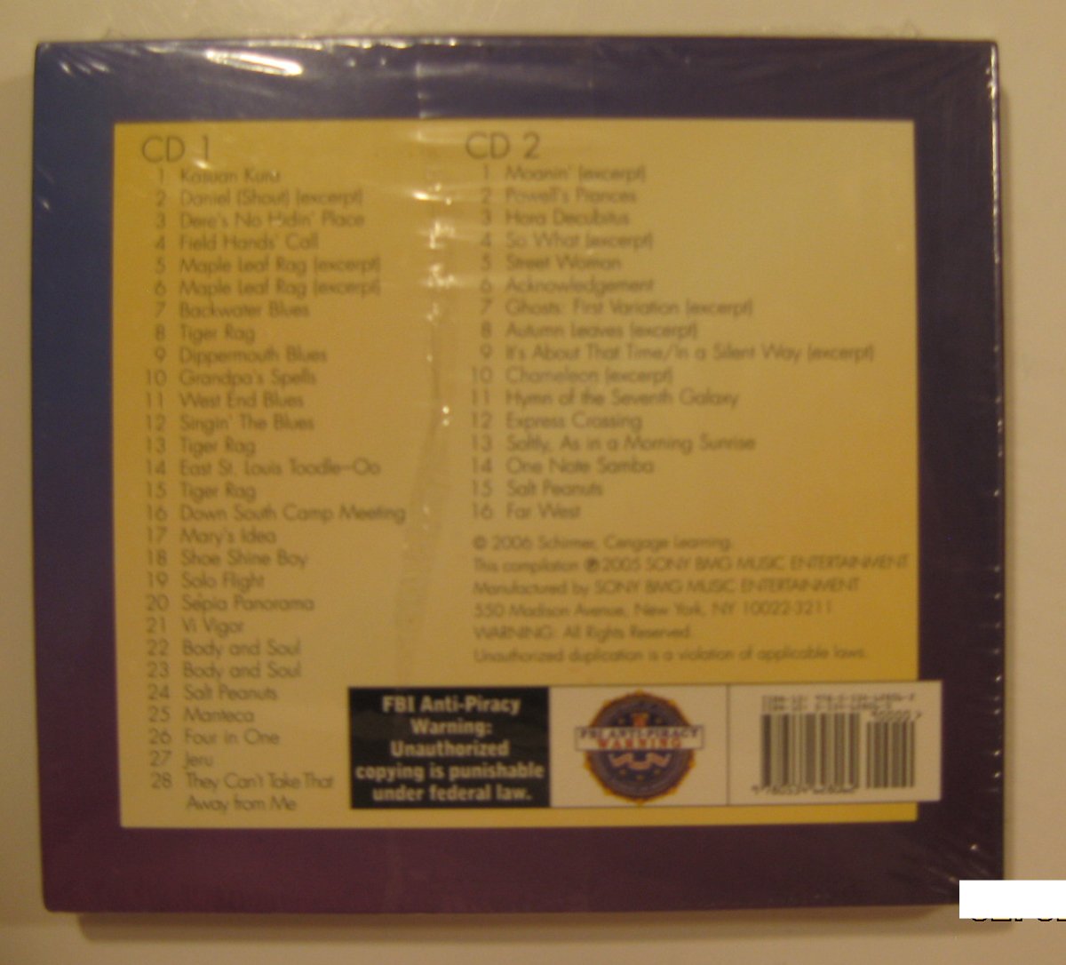 2CD Set for Martin/Waters Jazz: The First 100 Years, 2nd,Used