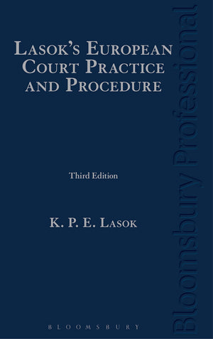 Lasok'S European Court Practice And Procedure,Used