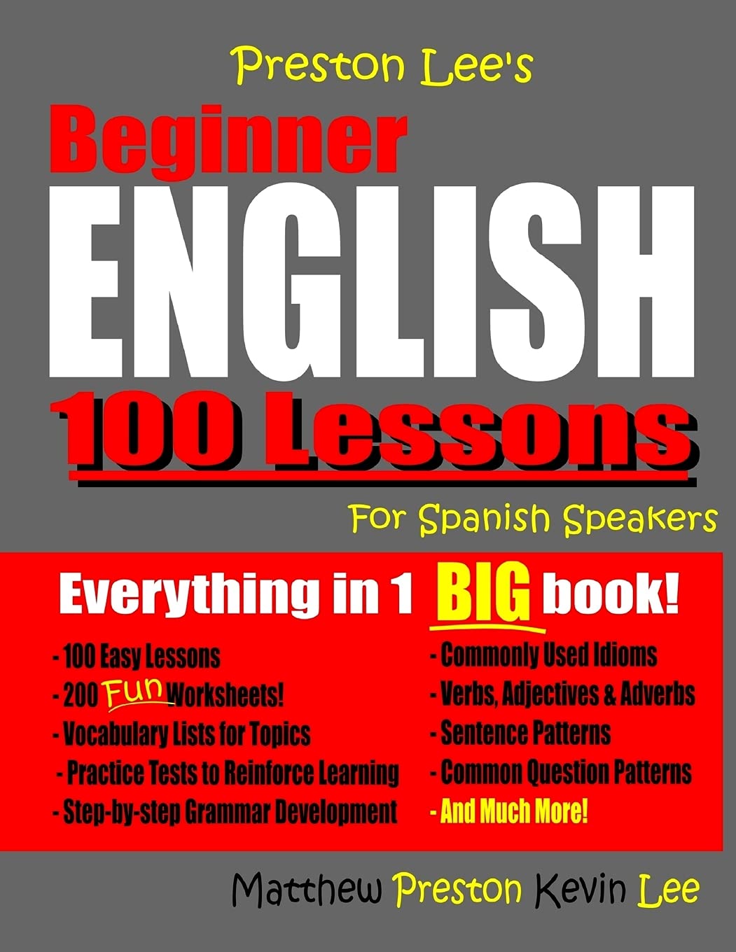 Preston Lee's Beginner English 100 Lessons For Spanish Speakers (Preston Lee's English For Spanish Speakers),Used