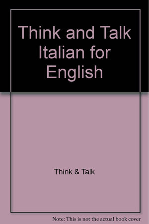 Italian: Think And Talk,Used