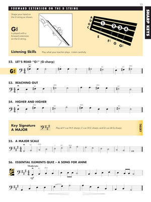 Essential Elements For Strings Cello Book 2 W/Eei  Comprehensive Method For Beginner And Intermediate Players  Includes Online L,Used