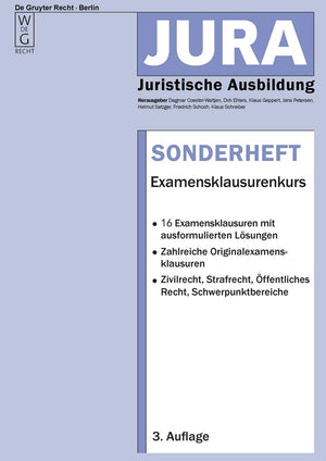Examensklausurenkurs (JuraSonderheft) (German Edition),Used