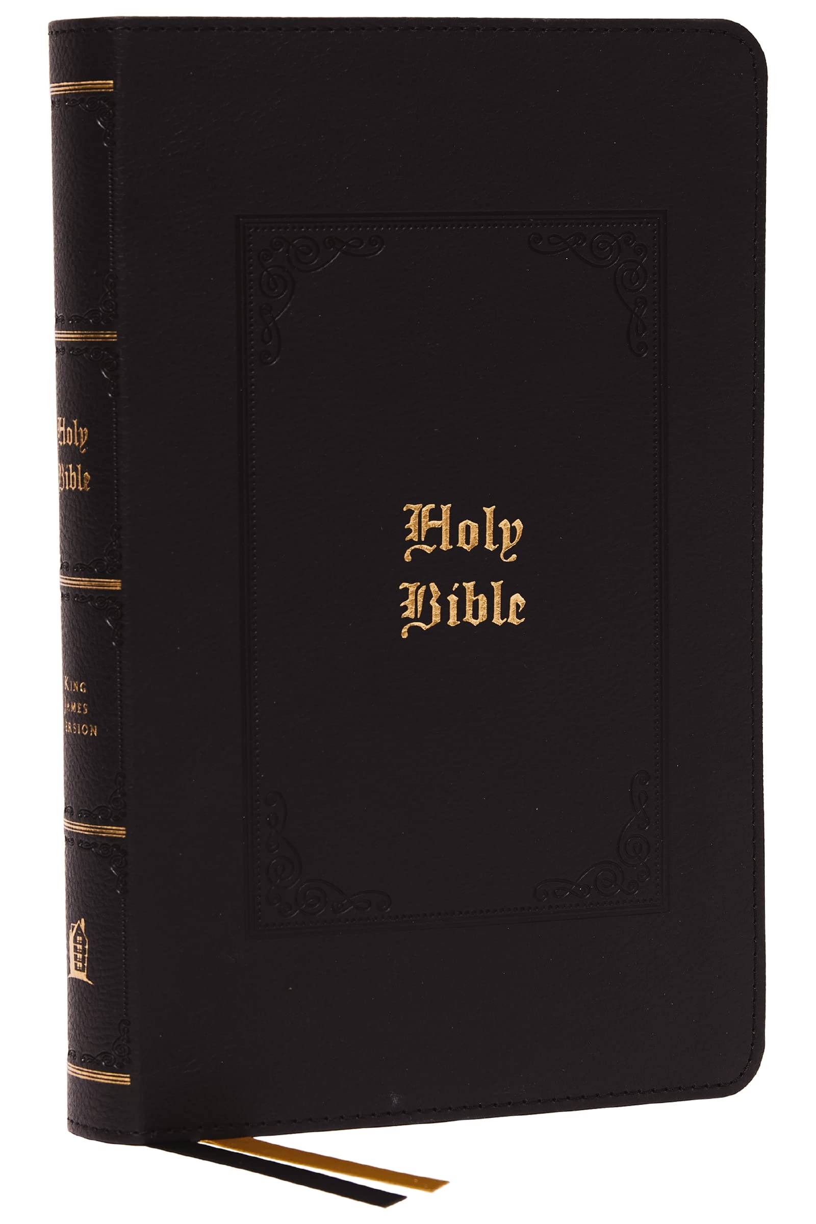 KJV, Personal Size Large Print Reference Bible, Vintage Series, Black Leathersoft, Red Letter, Comfort Print: Holy Bible, King J