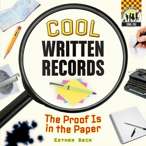 Cool Written Records: the Proof Is in the Paper: The Proof is in the Paper (Cool CSI),Used