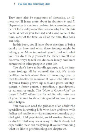 What to Do When You're Cranky & Blue: A Guide for Kids,New