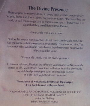 Nityananda: The Divine Presence,New