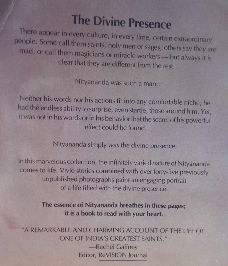 Nityananda: The Divine Presence,New