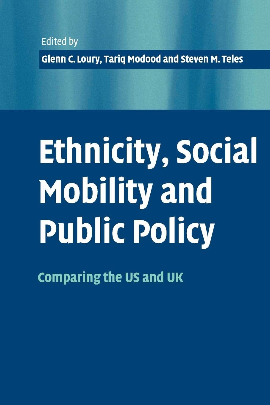 Ethnicity, Social Mobility, and Public Policy: Comparing the USA and UK,Used