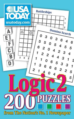 USA TODAY Logic 2: 200 Puzzles from The Nations No. 1 Newspaper (USA Today Puzzles) (Volume 18),Used