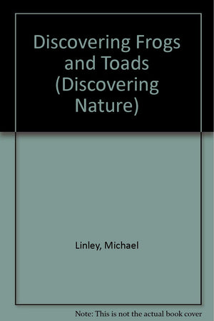 Discovering Frogs and Toads (Discovering Nature),Used