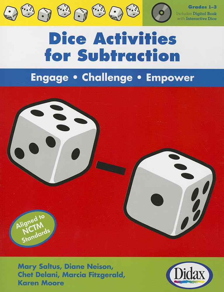 Dice Activities For Subtraction, Grades 13,Used