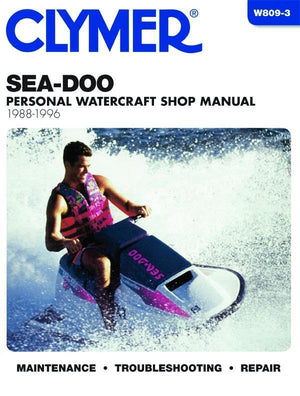 SeaDoo Water Vehicles Shop Manual 19881996 (Clymer Personal Watercraft),Used