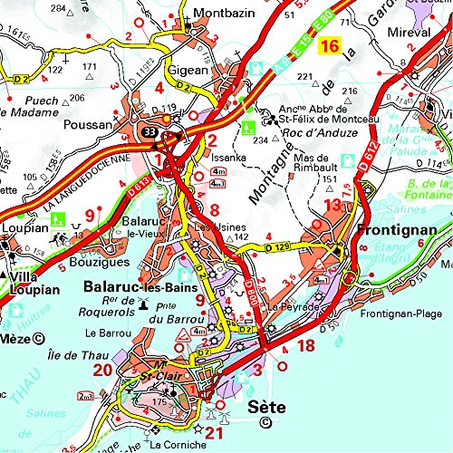 Michelin Map France: Languedoc Roussillon 526 (Maps/Regional (Michelin)) (French Edition)