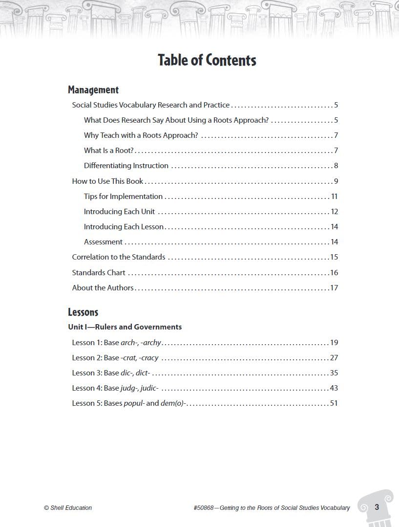 Getting to the Roots of Social Studies Vocabulary Levels 68 (Getting to the Roots of ContentArea Vocabulary),Used